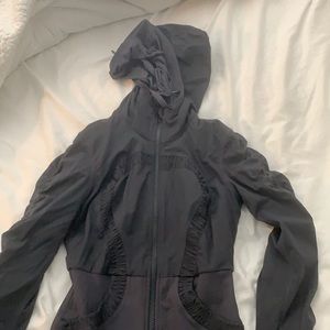 Lululemon dance studio grey reversible jacket sz4